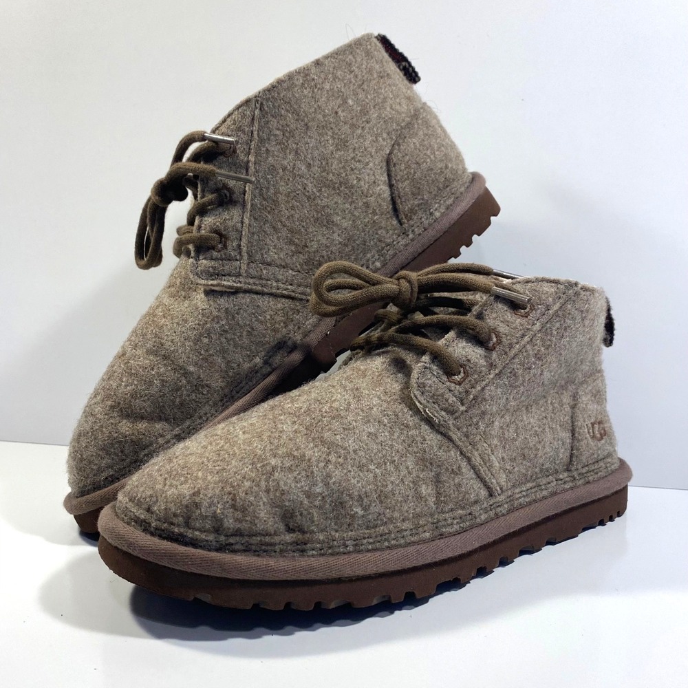 UGG Womens Size 9 ReFelt Neumel Round Toe Chestnut Wool Chukka Boot 1134211